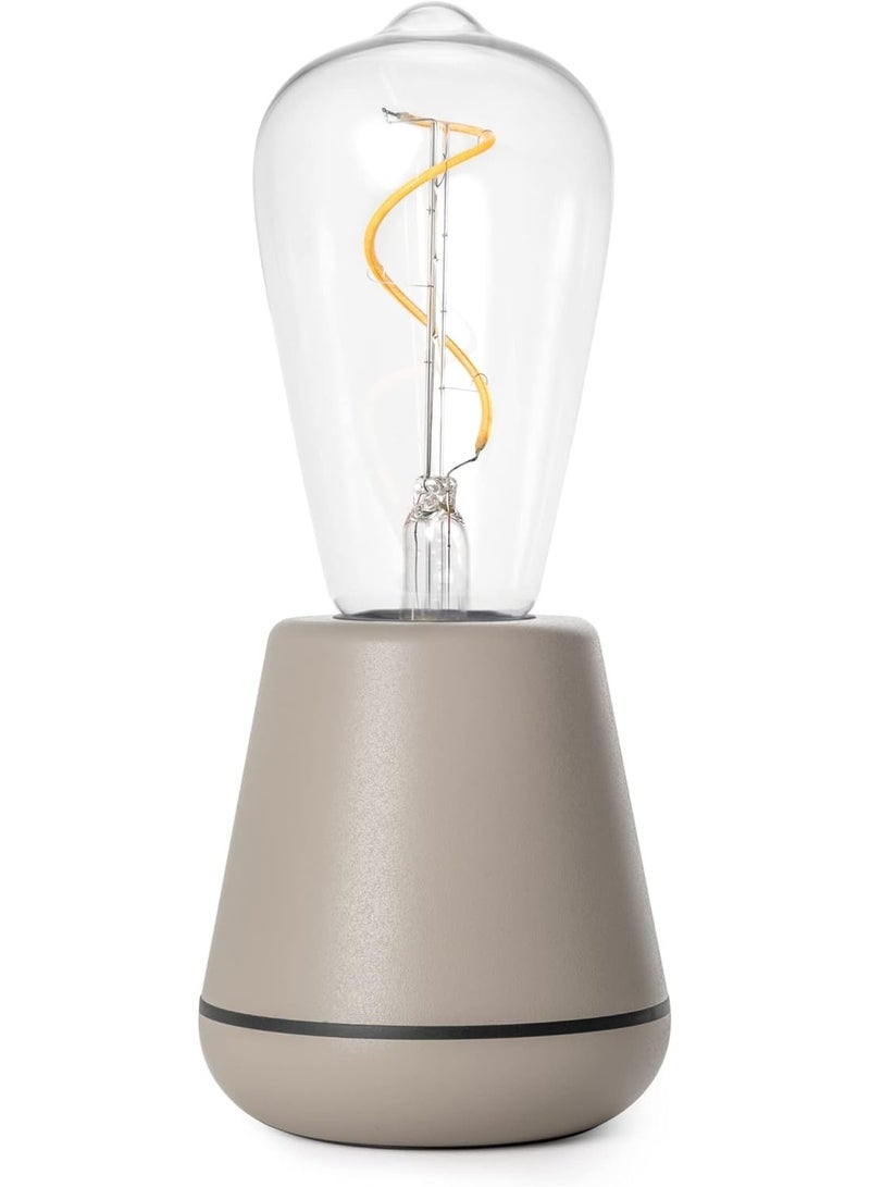 HUMBLE One Wireless Portable Table Light | Indoor and outdoor use |  8.5 cm x 19.5 cm - Beige - Image 1